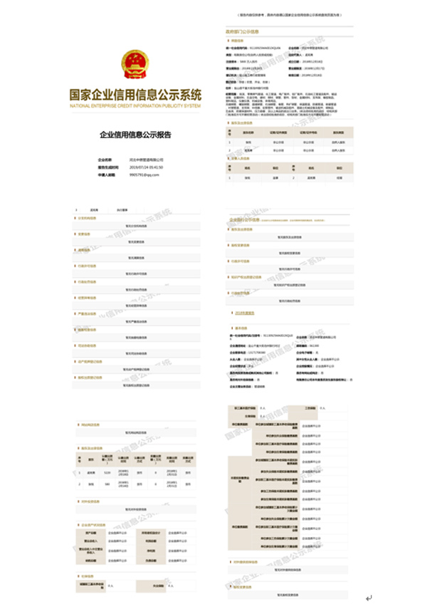 Credit Information of State Enterprises